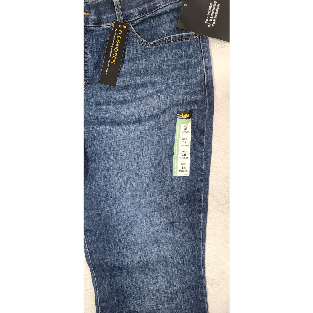 lee regular fit bootcut mid rise 16 medium W34x40L women's - Picture 7 of 11